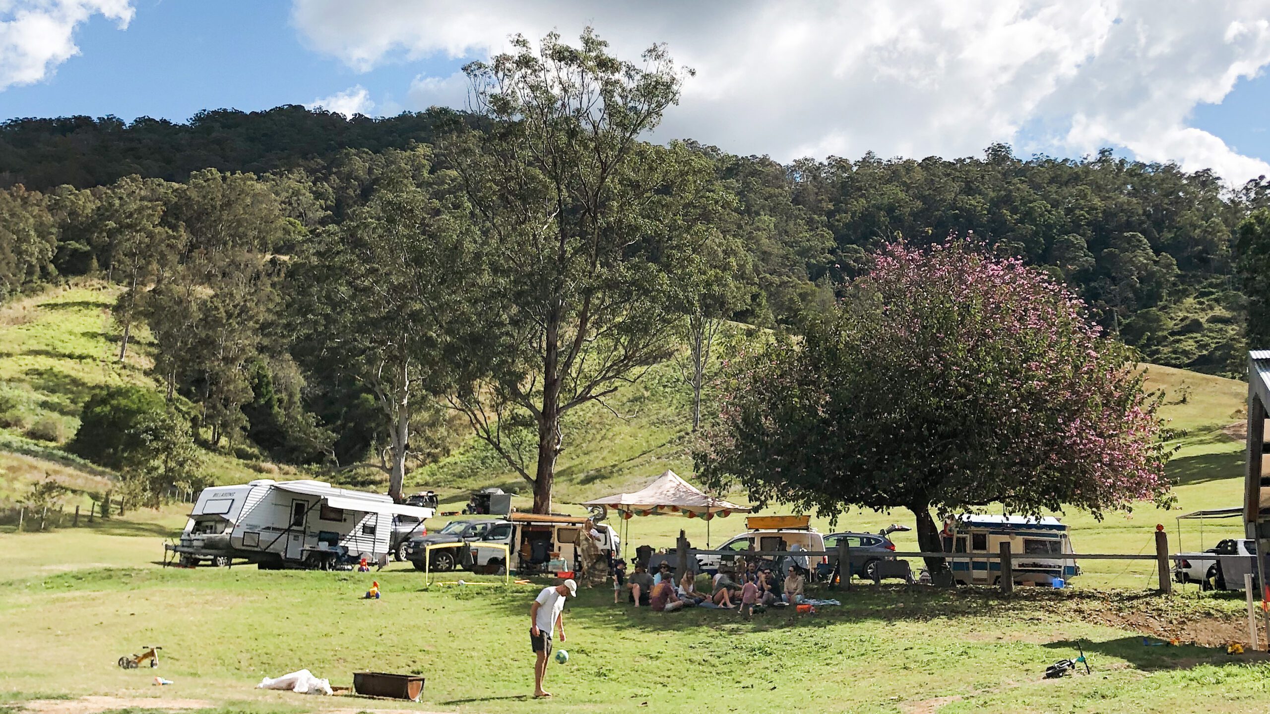 Camping group at Kookaburra